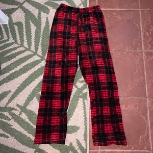 Christmas furry pj pants